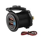 QOXEZY USB-C PD QC 3.0 USB-Ladegerät mit 36 W und USB-C-Größe 40 x 37 mm, aus Aluminium,...