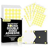 Focousound 300 Stück Doppelseitiges Klebeband für Akustikschaumstoff, Doppelseitige Klebepunkte...