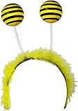 TrendandStylez Haarreif Biene mit Fühlern | Kostüm Haarschmuck Accessoire zu Halloween, Karneval,...
