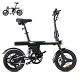 Finbike Elektrofahrräder Klappbar,14/16 Zoll Elektrofahrrad 7.8Ah Akku,250W Kompakt E-Bike mit 3H...