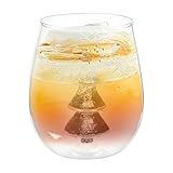 Generico in für Weihnachtsbaum - Kippsichere Kaffeegläser aus Rotwein in Baumform, stabiler...