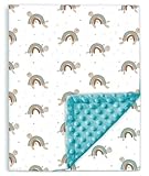 Babydecke - Kinderbettdecke - Baby Bettdecke Aus Weicher Oeko-tex Baumwolle - 100x135 - Kuscheldecke...