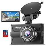 Dashcam Auto Vorne,1080P FHD Autokamera,mit 64G SD Karte,176° Weitwinkel Dash Cam,IR Nachtsicht...