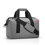 reisenthel allrounder M twist silber- Vielfältige Doktortasche zum Reisen, für die Arbeit oder...