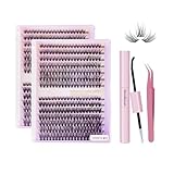 catlinez 280 pcs Wimpern Extensions Set, 30D 40D Künstliche Wimpern, Weich und Exquisit, Mix 9 –...