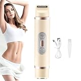 Elektrorasierer für Frauen - USB wiederaufladbarer Körperrasierer Wasserdicht | Terrimer Weiblich...