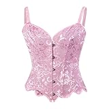 2025 Shapewear Bodysuit für Damen, Schnürung, Bustier, Korsett mit Strumpfhaltern, Schnürung,...
