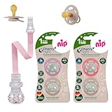 NIP Cherry Rundsauger Schnuller NIGHT 0-6 Monate, Leuchtschnuller, ab Geburt 0+ Monate, leuchtet im...