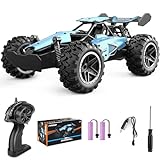 Pmgud Ferngesteuertes Auto, 2,4 GHz 1:18 Proportional 2WD 20+ km/h Hobby Offroad Monster RC Truck,...