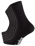 Vincent Creation 6 Paar Bambus Socken, Unisex Bambussocken für Damen und Herren (39-42, 6 Paar -...