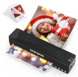 Crenova Laminiergerät A4/A5/A6,Schneller Laminator mit 10 Laminierfolien,Personal für...