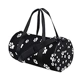 WowPrint Sporttasche mit niedlichem Tierpfotenabdruck, wasserdicht, Handtasche, Yoga-Tasche,...