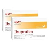 apodiscounter Ibuprofen 400 mg Schmerztabletten (2x 50 Stk) - schnell wirksam & stark gegen...