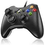 Diswoe Controller für Xbox 360, PC Controller Wired Controller für Xbox 360/Xbox 360 Slim/PC...