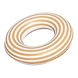 Abaodam Aufblasbarer Schwimmring für Erwachsene PVC Schwimmreifen mit Streifenmuster für Strand...