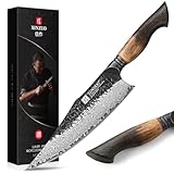 XINZUO 21,9cm Kochmesser Damastmesser Handgeschmiedet 67 Schichten Damaststahl Chefmesser -Profi...