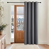 KGORGE Türvorhang Kälteschutz mit Ösen Wohnzimmer - 1 Stück H 200 x B 140 cm Thermovorhang...