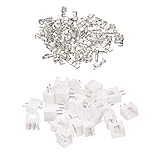 sourcing map 28Stk 2.54mm 2P Anschluss 72Stk XH2.5mm Anschluss Crimpkontakt Pin