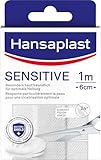 Hansaplast Sensitive Pflaster (1 m x 6 cm), zuschneidbare und hautfreundliche Wundpflaster mit...