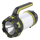 Taschenlampe - Werkstattlampe - Campinglampe mit Griff | 6 Leuchtmodi Leichte Laterne Für, Hof,...