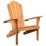 vidaXL Adirondack-Gartenstuhl 77x78x95 cm Massivholz Teak