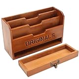 Dokumentenhalter – Dokumentenorganizer aus Holz, Wand-Aktenbox | Vertikaler Hängeregal aus Holz,...