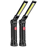 Werkstattlampe LED Arbeitsleuchte Akku: LED Lampe Werkstatt COB Inspektionslampe Handlampe...
