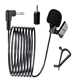 MICMXMO Autoradio Mikrofon 3,5 mm Kompatibel mit Pioneer Sony Boss JVC Kenwood Jensen Alpine Externe...
