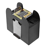 Ejoyous Automatische Kartenmischmaschine, 6 Deck Poker Elektronische Mischkarte Mischung...