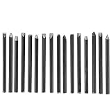 Amboss -Meißel -Ausrüstungs -Kit für Schmuckverarbeitungsverarbeitung Machen Schnitzwerkzeuge (16...