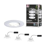 Paulmann 99927 Einbauleuchte LED Calla rund 3x6W Weiß matt schwenkbar