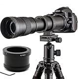 JINTU 420-800mm f/8.3-16 HD Tele Zoom Objektiv Teleobjektiv Zoomobjektiv Lens Manuelles Objektiv...