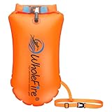 WholeFire 20L Schwimmboje wasserdichte aufblasbare Dry Bag Schwimmtasche für Wassersport, offene...
