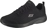 Skechers Herren Dynamight 2.0 Rayhill Sneaker, Black Mesh Pu Trim, 45.5 EU