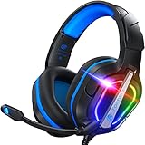 Fachixy「2024 New」FC200 Gaming Headset für PS4/PS5/PC/Xbox/Nintendo Switch, PS4 Kopfhörer mit...