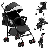 MUL-BOUTIQUE Kinderwagen ab 0-4 Jahre, 0-28 kg,reisebuggy mit liegefunktion，federleichter,...