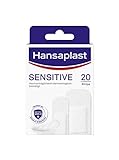 Hansaplast Sensitive Pflaster (20 Strips), hautfreundliche und hypoallergene Wundpflaster mit...