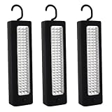 Ultrahelle Arbeitsleuchte,72 LEDs, magnetisch, mit Aufhängehaken, tragbare, batteriebetriebene...