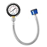 Uharbour Manometer Wasser Wasserdruckmesser 0-11Bar mit 160Psi Dual Scale 3/4BSP auf 1/2BSP, Buttom...