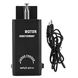 Uadme DC 5V Grillmotor Aus,Aluminium Grillmotor mit akku Verstellbarer Außengrillmotor Low Power...