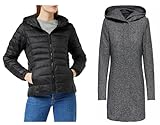 ONLY Jacke Schwarz (Black) S Mantel Dark Grey Melange S