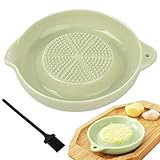 Norhogo Keramik Reibe, Keramik Ingwer Reibe, mit Bürste geliefertKnoblauchreibe Obstreibe...