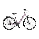 FISCHER E-Bike City CITA 3.3i, Elektrofahrrad für Damen und Herren, RH 43 cm, Mittelmotor 65 Nm, 36...