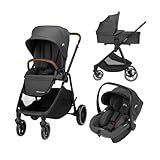 Bebeconfort Luvia Trio, Kinderwagen 3 in 1, 0–4 Jahre (0–22 kg), Baby Kinderwagen, Babyschale,...