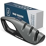 Mad Shark Messerschärfer für die Küche - 5 einstellbare Schärfwinkel, Taschenmesserschärfung,...