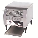 KEhtu Kommerzieller Durchlauftoaster, 2200 W Edelstahl-Toaster, 7 Geschwindigkeiten Einstellbar,...