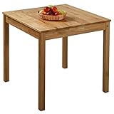 Krok Wood Esstisch Tomas aus Massivholz (Eiche, 75 x 75 x 75 cm)