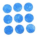 Supvox 500 Stück Runde Filzkreise Blau Hautfreundlich Langlebig Vielseitig für DIY Haarnadeln...