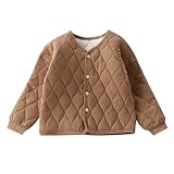 Generisch Winterjacke Mädchen Jungen Mädchen Daunenmantel Leichte Daunenjacke Knopfart Mode...