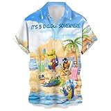 Sommerliche Bedruckte Freizeithemden für den Alltag (a-Sky Blue, S)